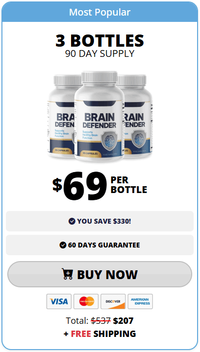Buy Brain Defender 3 Bottle